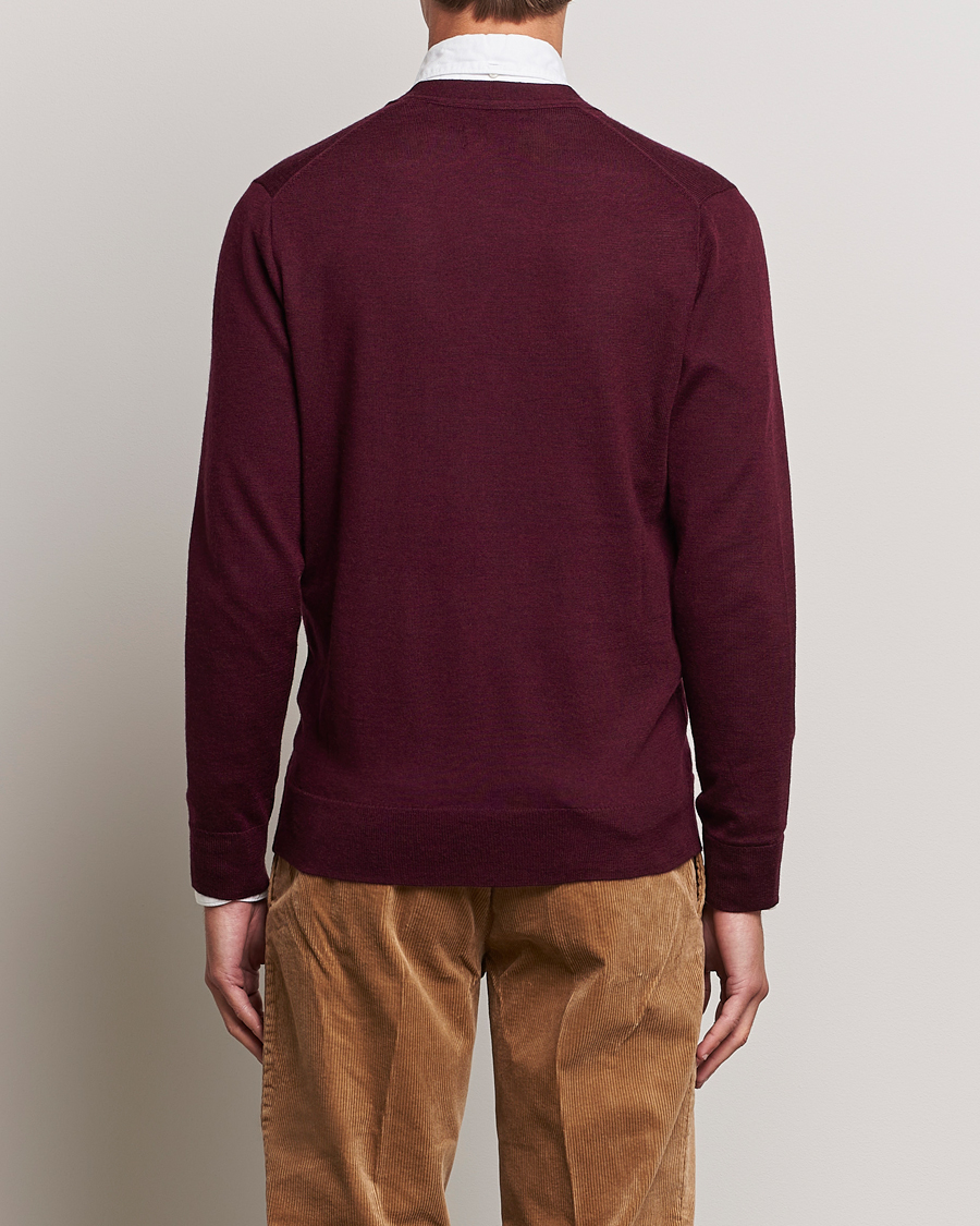 Heren | Truien | Polo Ralph Lauren | Merino Knitted Cardigan Aged Wine Heather