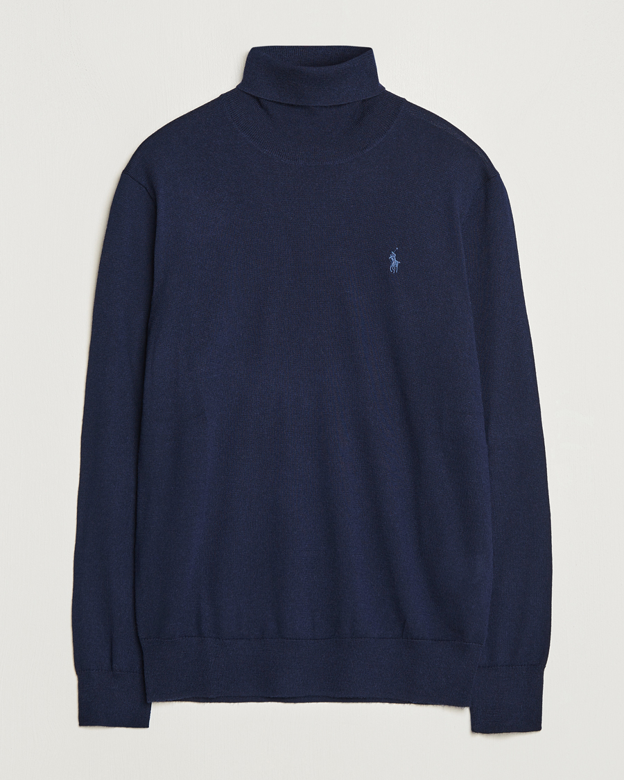 Heren | Truien | Polo Ralph Lauren | Merino Knitted Rollneck Hunter Navy