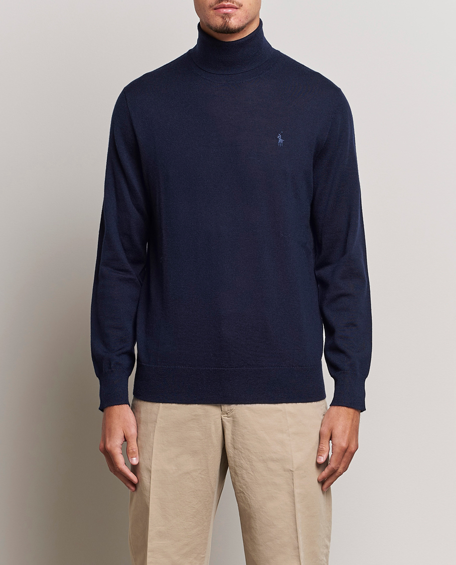 Heren | Truien | Polo Ralph Lauren | Merino Knitted Rollneck Hunter Navy