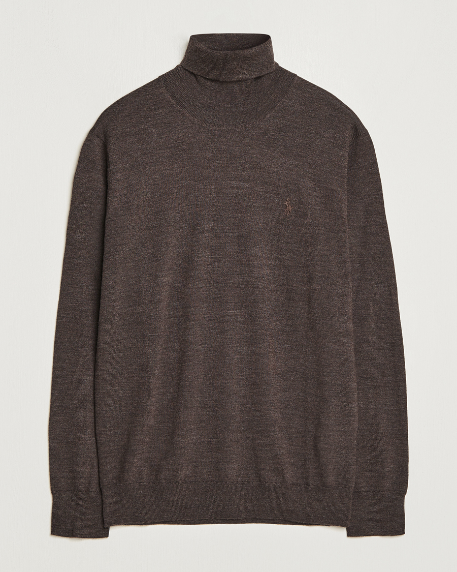 Heren | Truien | Polo Ralph Lauren | Merino Knitted Rollneck Brown Heather