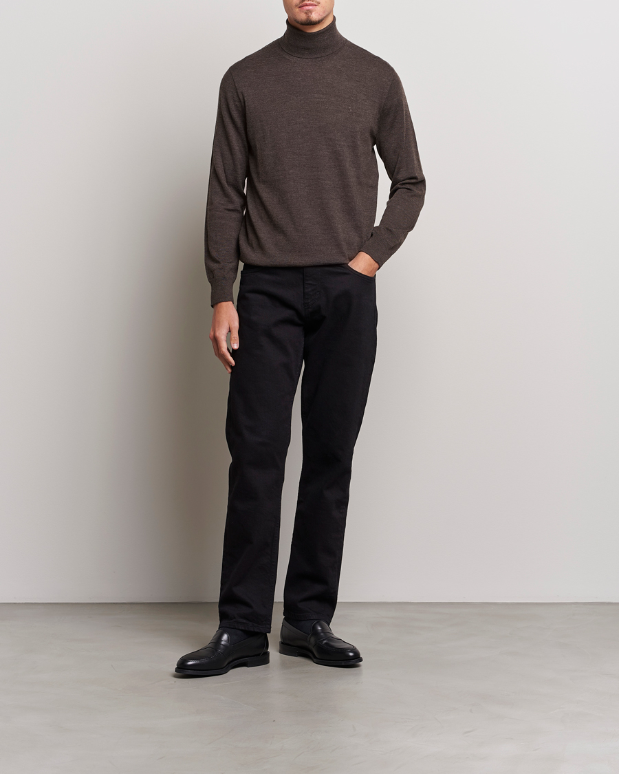 Heren | Truien | Polo Ralph Lauren | Merino Knitted Rollneck Brown Heather