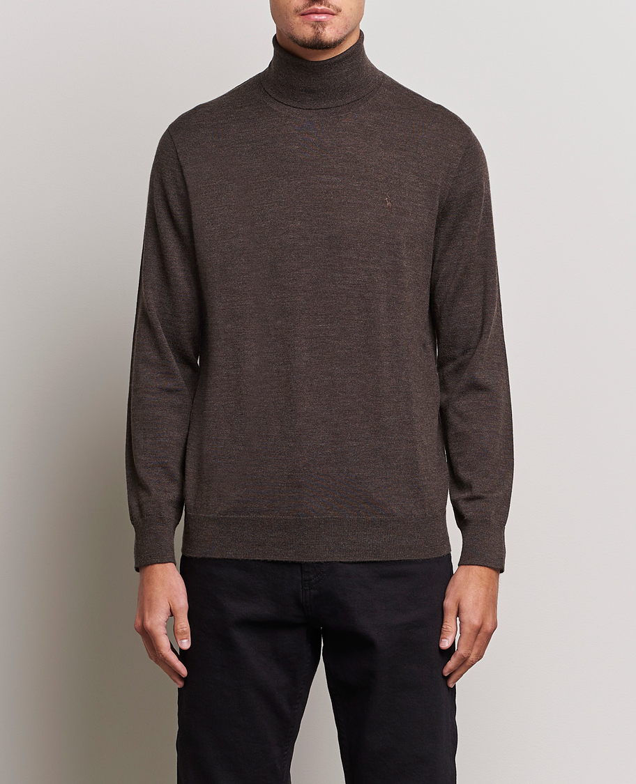 Heren | Truien | Polo Ralph Lauren | Merino Knitted Rollneck Brown Heather