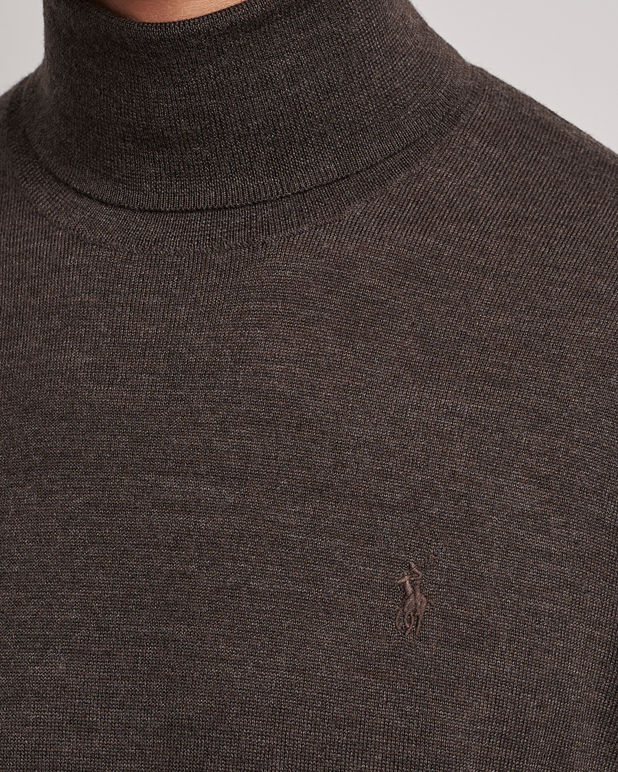 Heren | Truien | Polo Ralph Lauren | Merino Knitted Rollneck Brown Heather