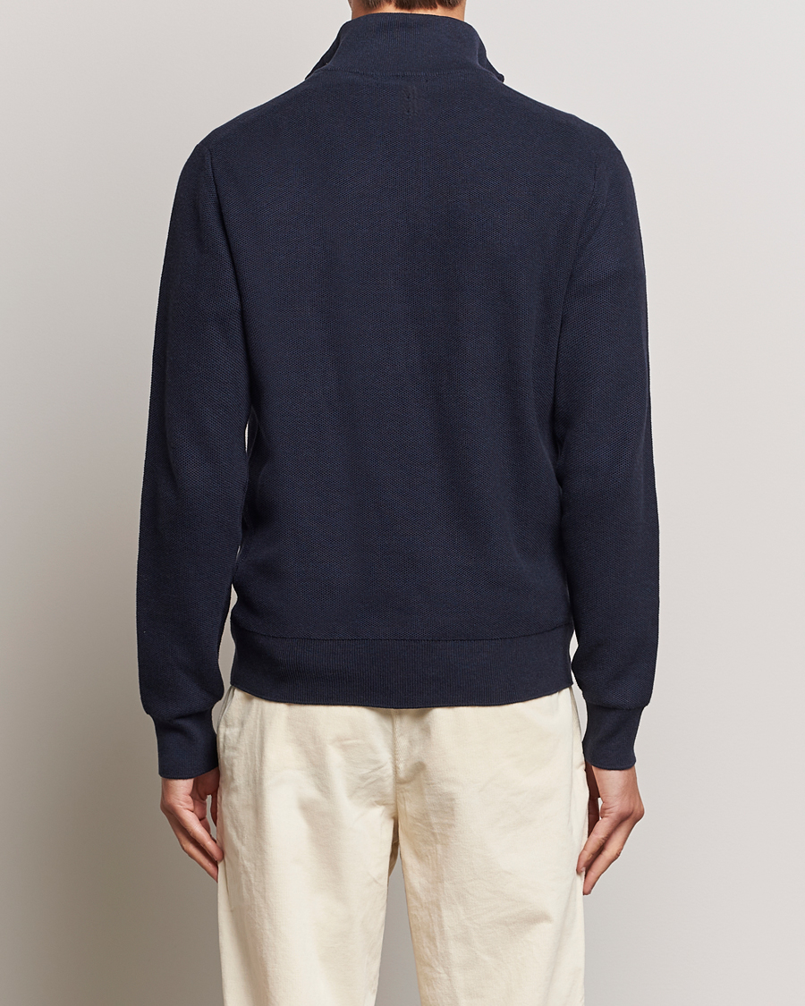 Heren | Truien | Polo Ralph Lauren | Textured Half Zip Navy Heather