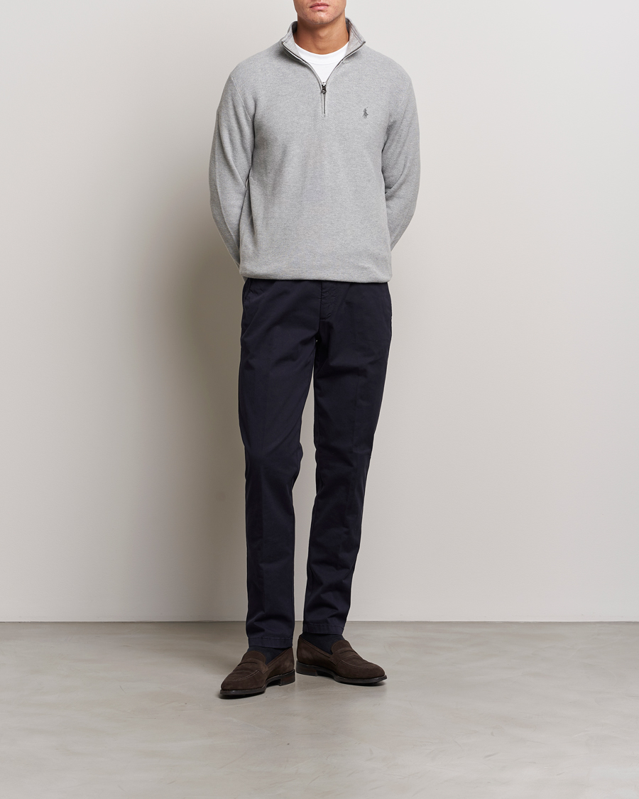 Heren | Truien | Polo Ralph Lauren | Textured Half Zip Andover Heather