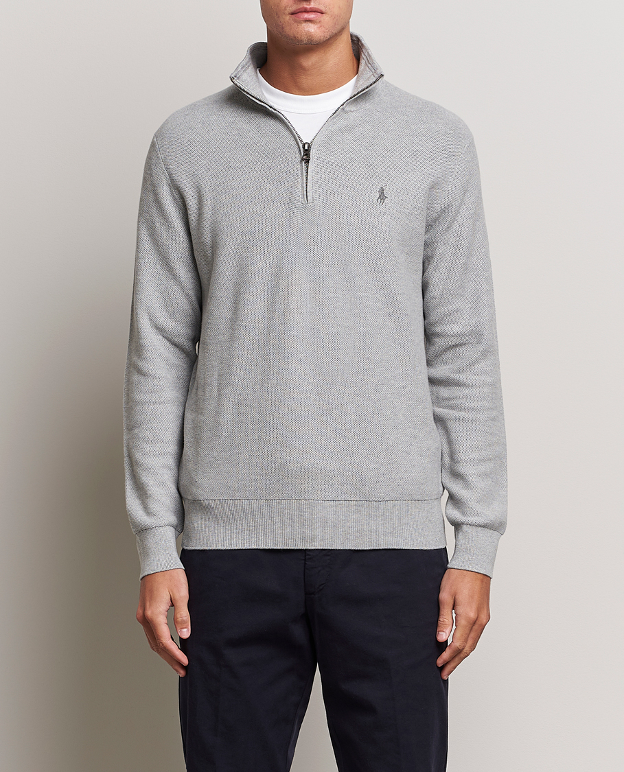 Heren | Half-zip | Polo Ralph Lauren | Textured Half Zip Andover Heather