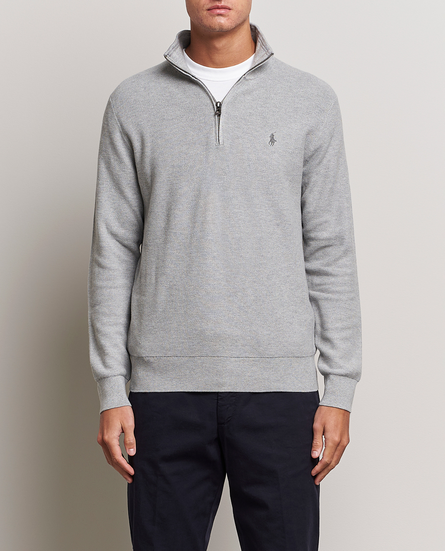 Heren | Truien | Polo Ralph Lauren | Textured Half Zip Andover Heather