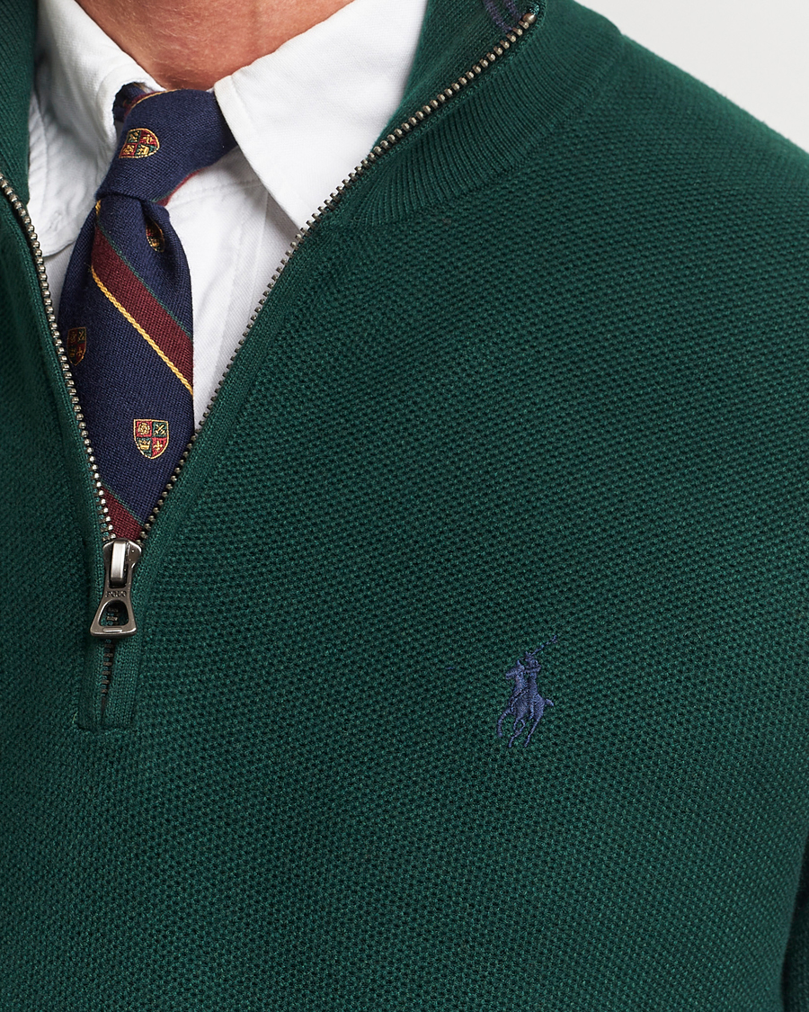 Heren | Truien | Polo Ralph Lauren | Textured Half Zip Hunt Club Green