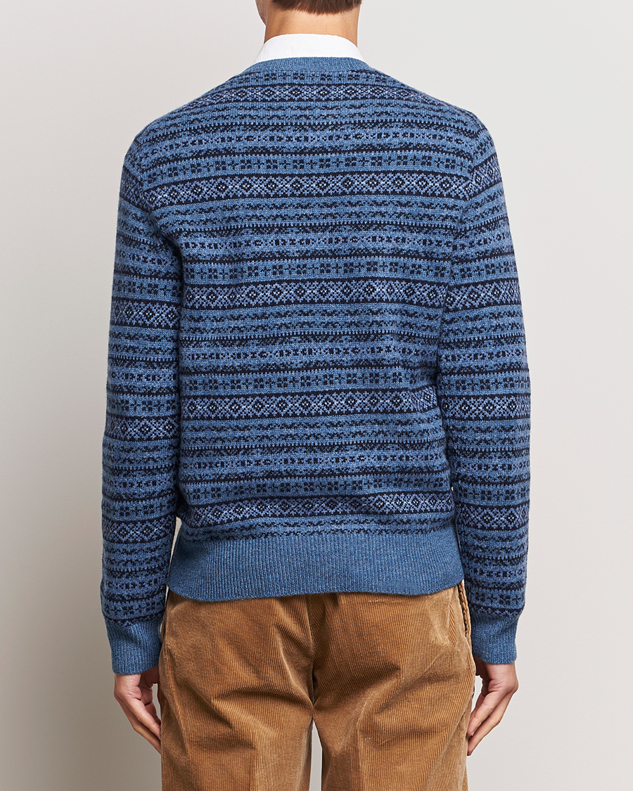Heren | Truien | Polo Ralph Lauren | Wool/Cashmere Fairisle Sweater Navy