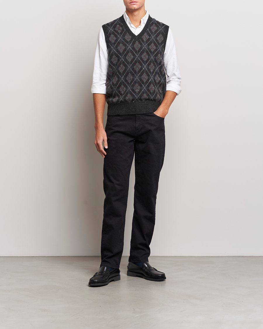 Heren | Truien | Polo Ralph Lauren | Wool Argyle Slipover Charcoal