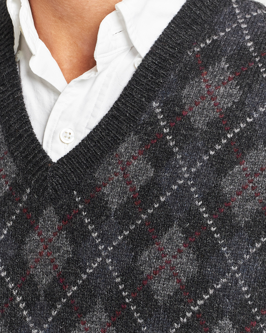 Heren | Truien | Polo Ralph Lauren | Wool Argyle Slipover Charcoal