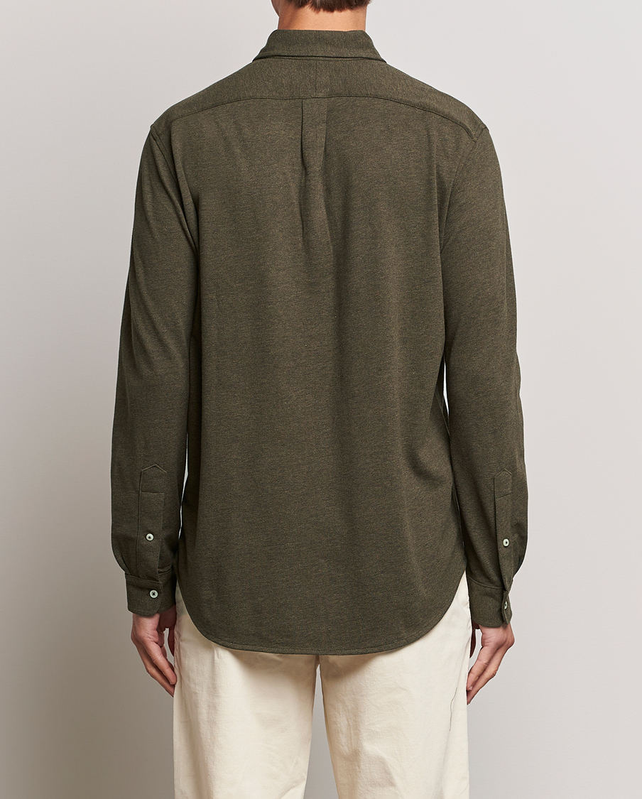 Heren | Overhemden | Polo Ralph Lauren | Featherweight Mesh Shirt Wilson Olive Heather