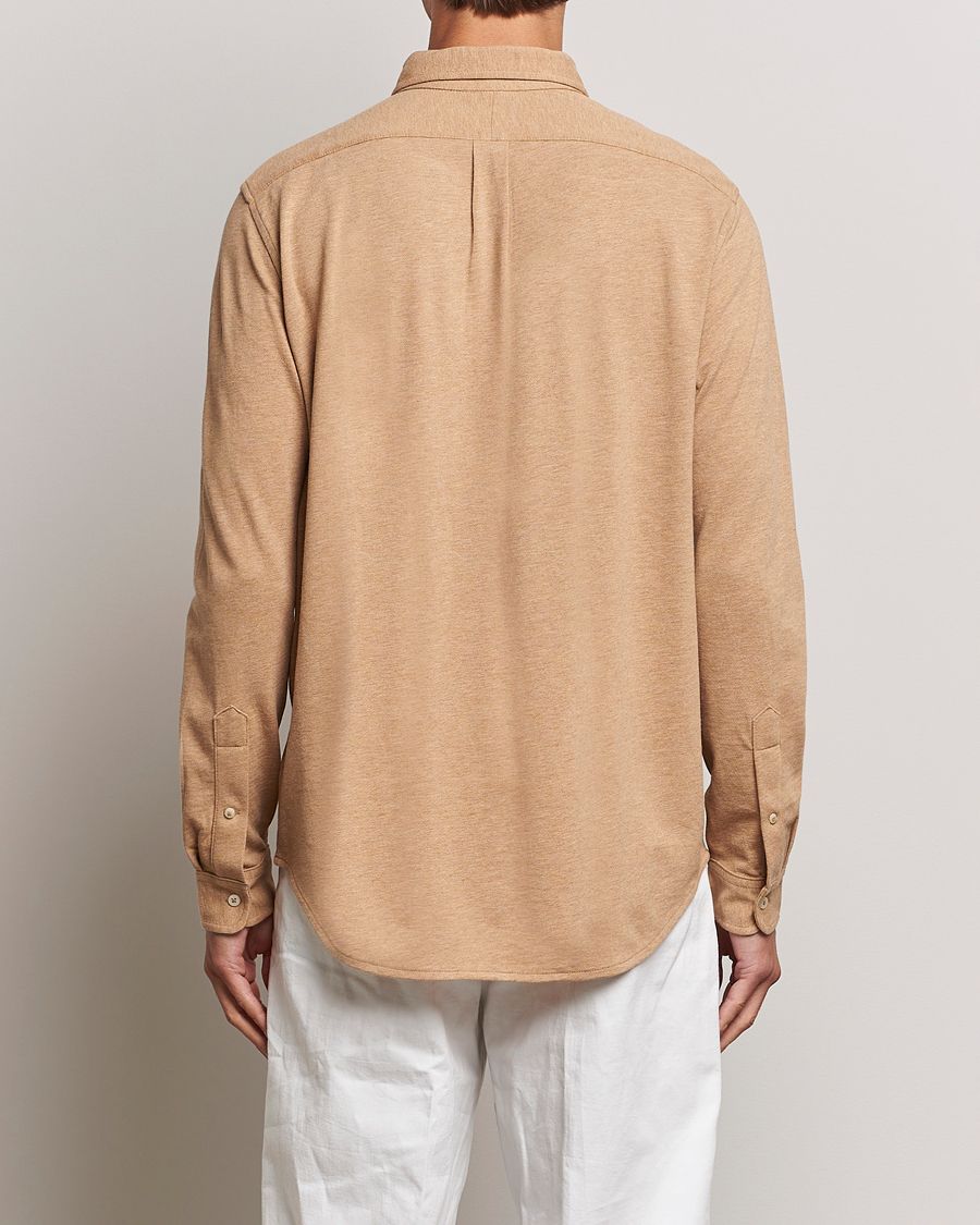 Heren | Overhemden | Polo Ralph Lauren | Slim Fit Featherweight Mesh Shirt Camel Heather