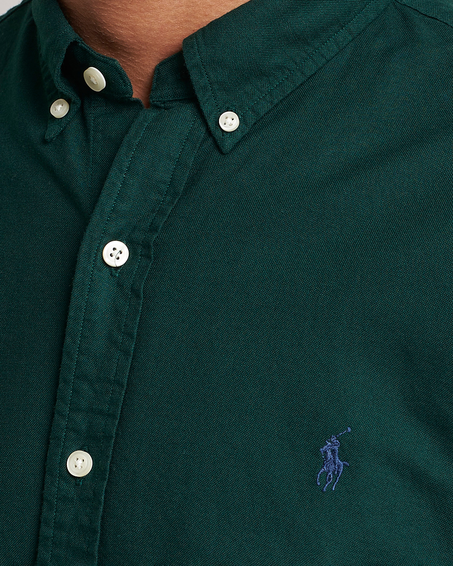 Heren | Overhemden | Polo Ralph Lauren | Slim Fit Garment Dyed Oxford Moss Agate
