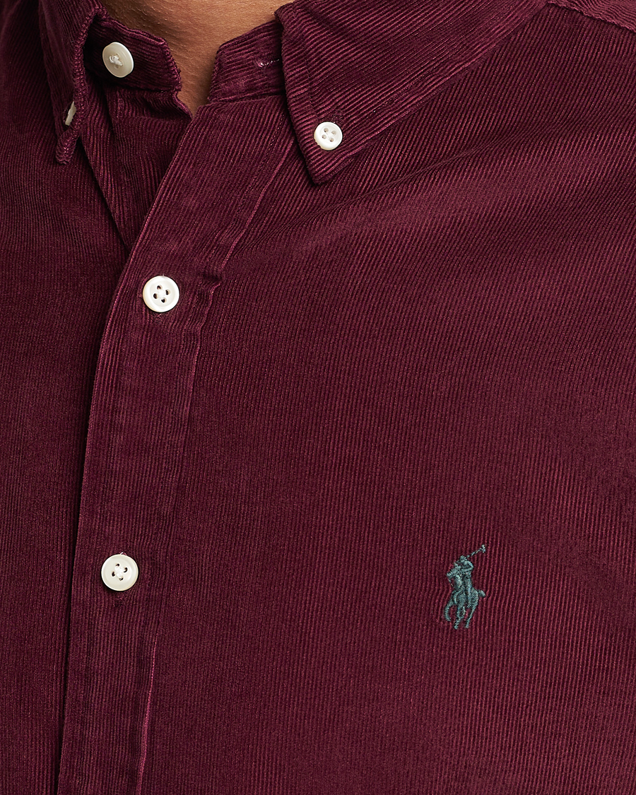 Heren | Overhemden | Polo Ralph Lauren | Slim Fit Corduroy Shirt Harvard Wine
