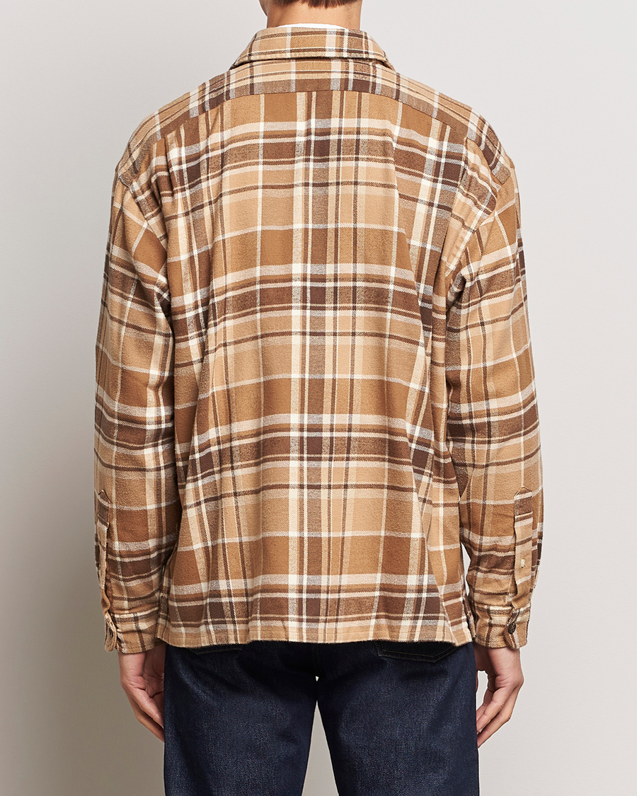 Heren | Overhemden | Polo Ralph Lauren | Brushed Flannel Checked Shirt Khaki/Brown
