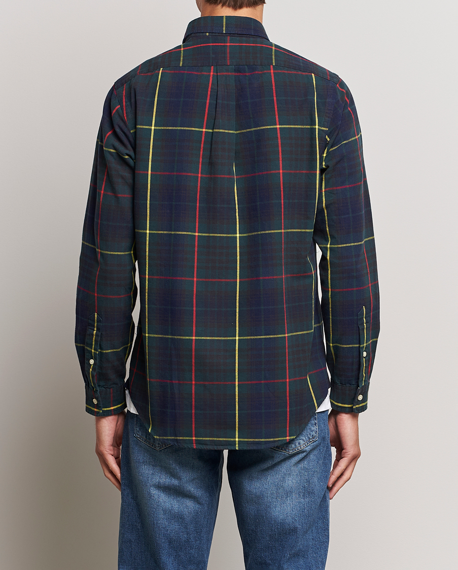 Heren | Overhemden | Polo Ralph Lauren | Custom Fit Checked Oxford Shirt Navy/Green