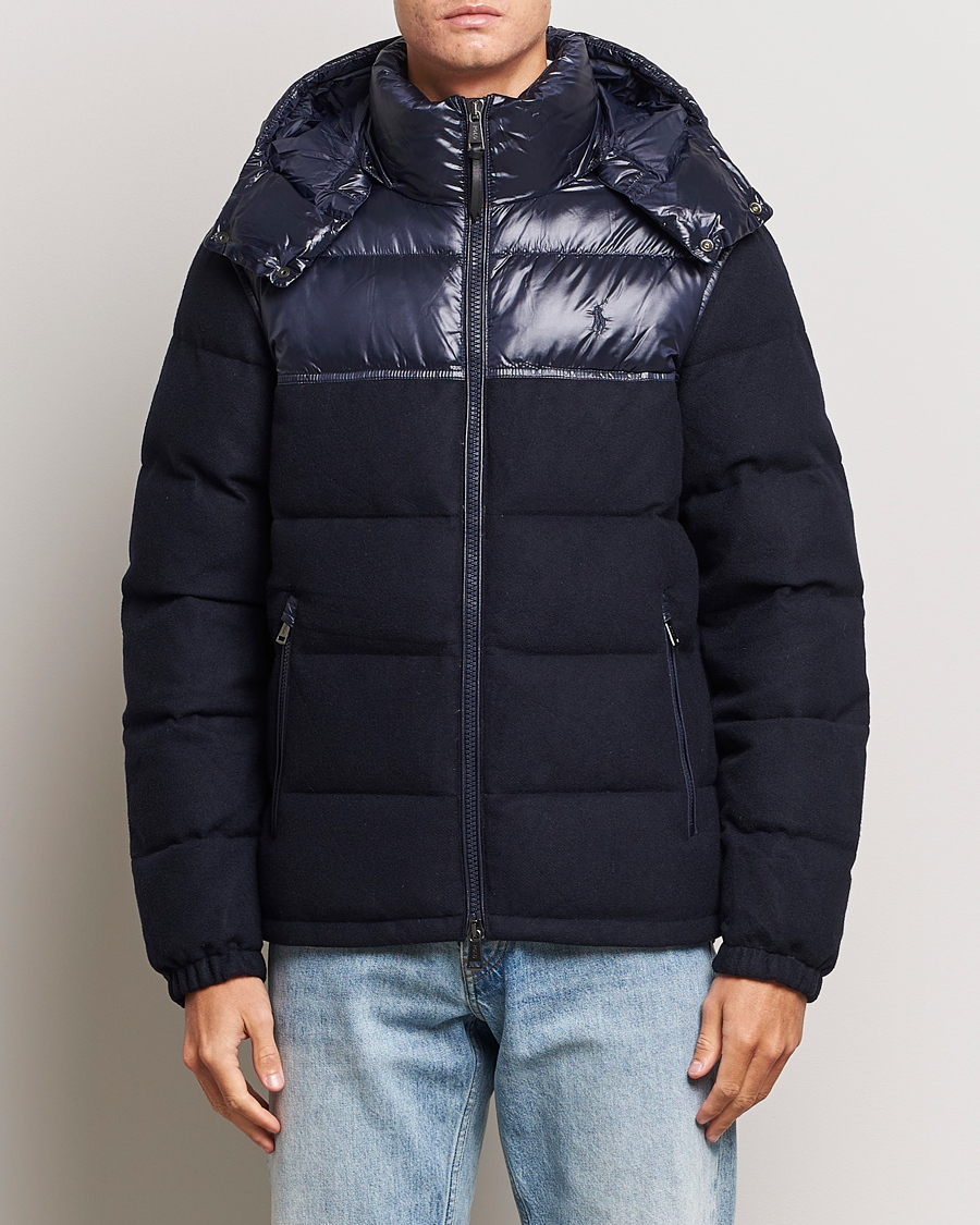 Heren | Jassen | Polo Ralph Lauren | Flint Wool Down Jacket Collection Navy