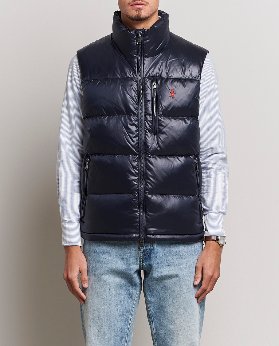 Heren | Gilets | Polo Ralph Lauren | El Cap High Gloss Down Vest Collection Navy