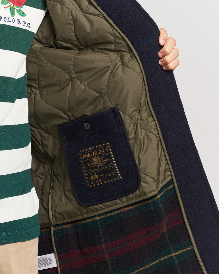 Heren | Jassen | Polo Ralph Lauren | Wool Doublefaced Duffle Coat Navy
