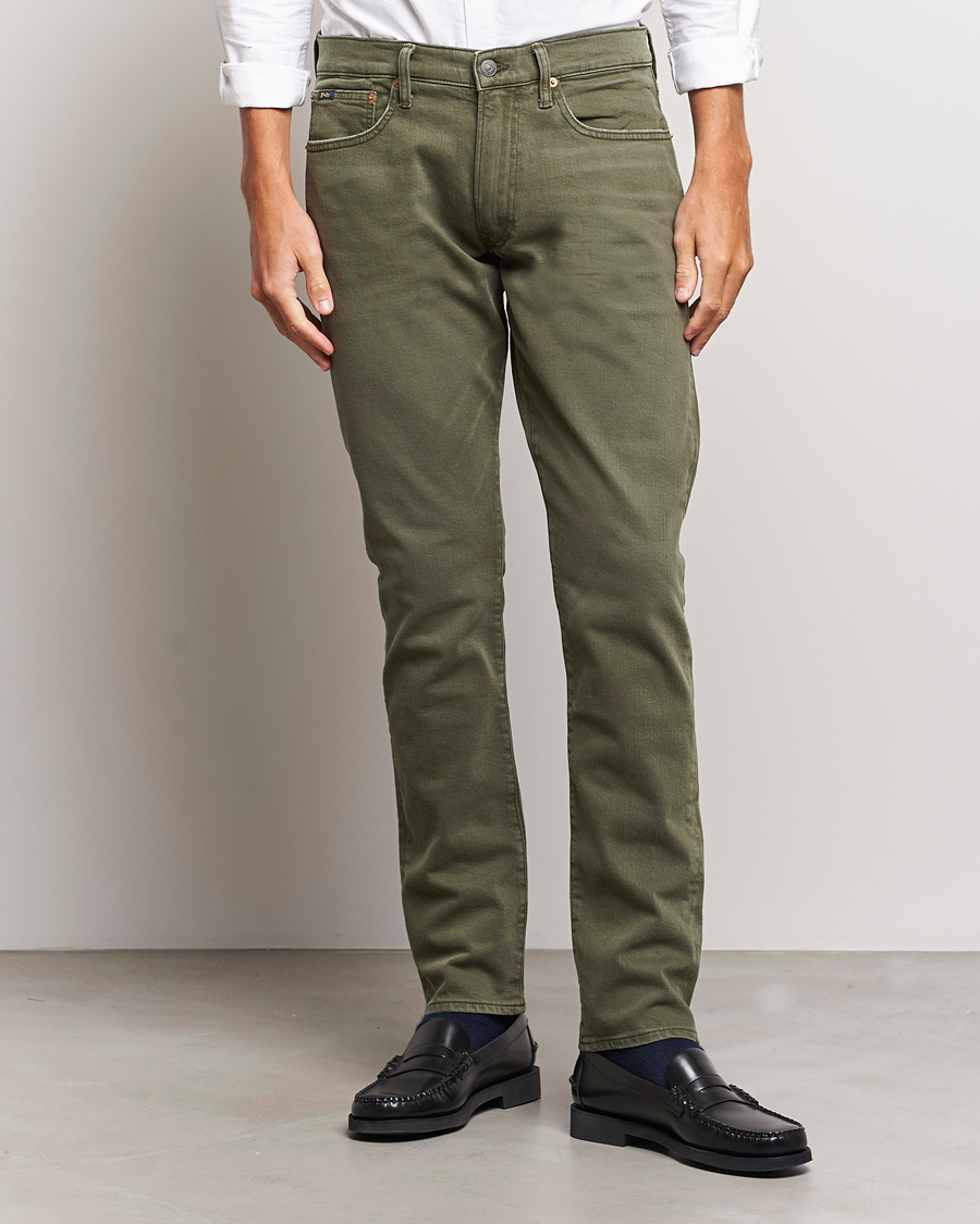 Heren | Broeken | Polo Ralph Lauren | Sullivan Slim Fit Stretch 5-Pocket Pants Green