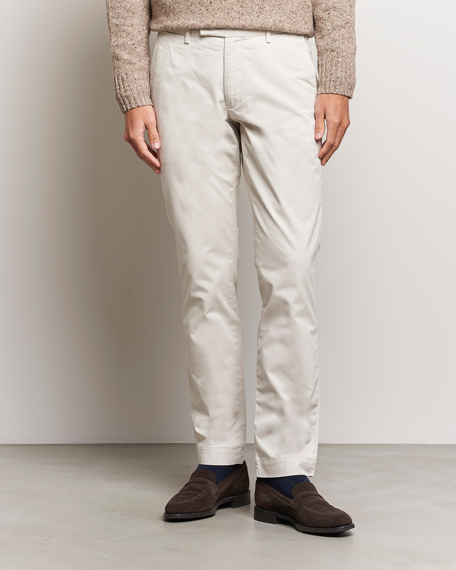 Heren | Broeken | Polo Ralph Lauren | Slim Fit Stretch Chinos Dove Grey