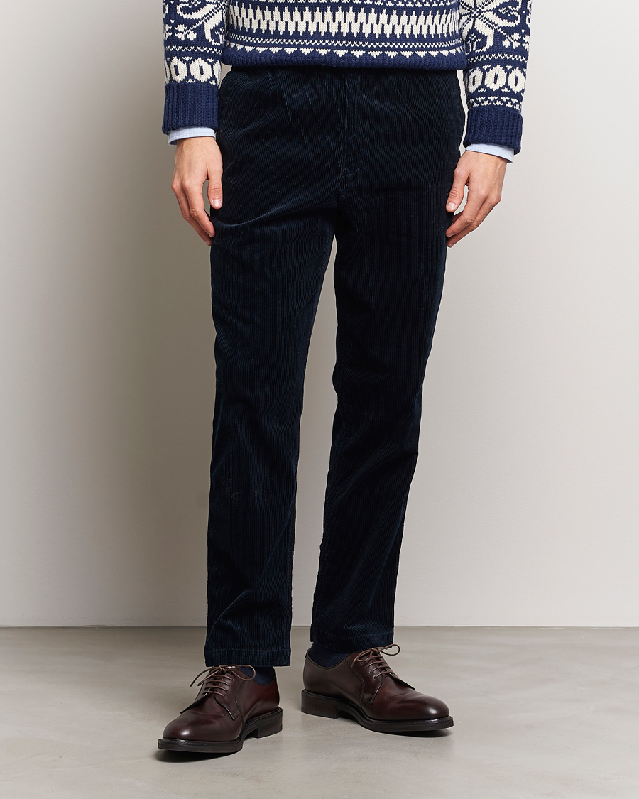 Heren | Broeken | Polo Ralph Lauren | Prepster Corduroy Drawstring Pants Aviator Navy