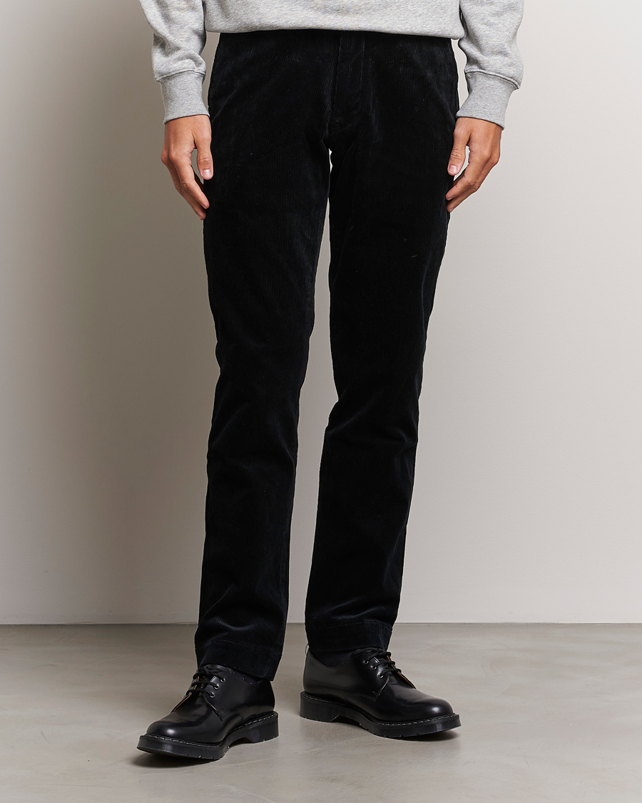 Heren | Broeken | Polo Ralph Lauren | Bedford Slim Fit Corduroy Trousers Black