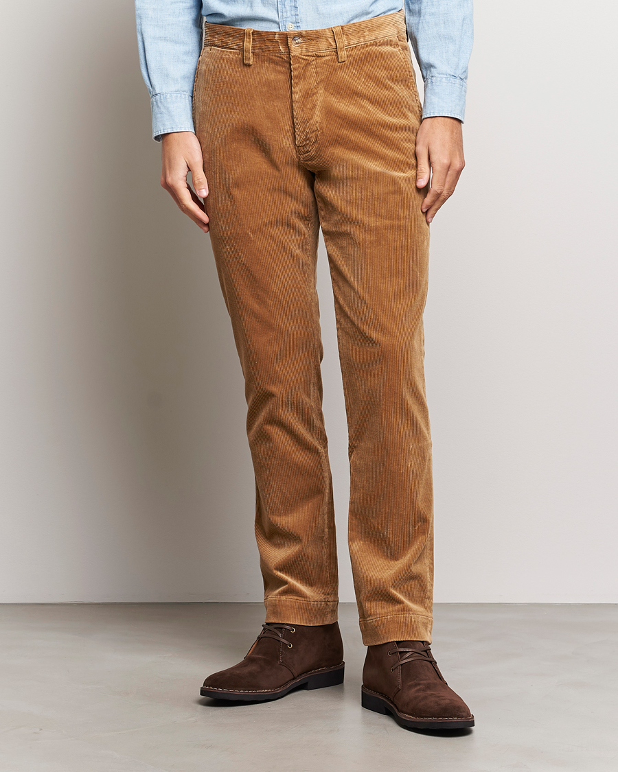 Heren | Broeken | Polo Ralph Lauren | Bedford Slim Fit Corduroy Trousers Golden Brown