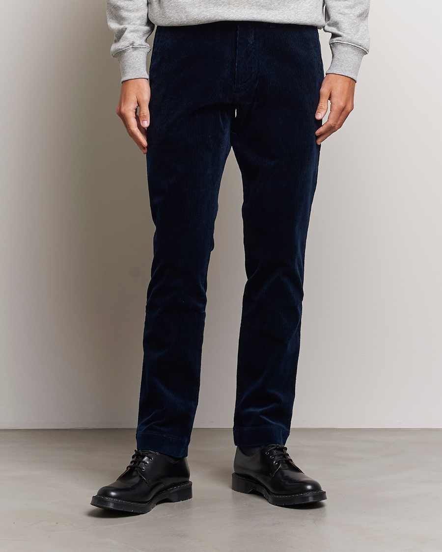 Heren | Broeken | Polo Ralph Lauren | Bedford Slim Fit Corduroy Trousers Aviator Navy