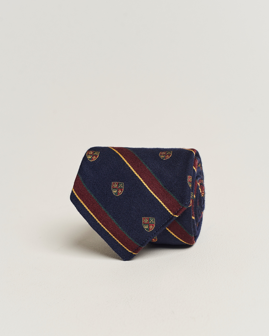 Heren | Polo Ralph Lauren Vintage Club Striped Tie Navy | Polo Ralph Lauren | Vintage Club Striped Tie Navy