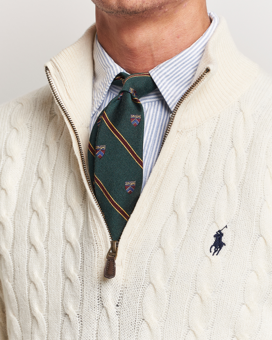 Heren | Polo Ralph Lauren Vintage Club Striped Tie Green | Polo Ralph Lauren | Vintage Club Striped Tie Green