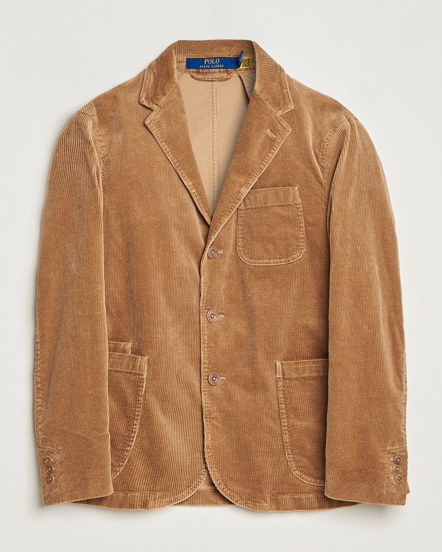 Heren | Blazers | Polo Ralph Lauren | Corduroy Stretch Blazer Rustic Tan
