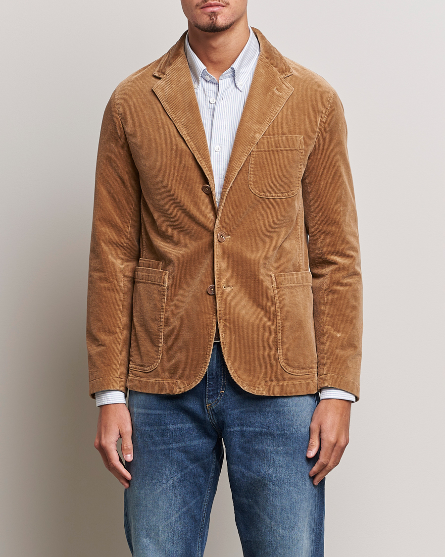 Heren | Blazers | Polo Ralph Lauren | Corduroy Stretch Blazer Rustic Tan