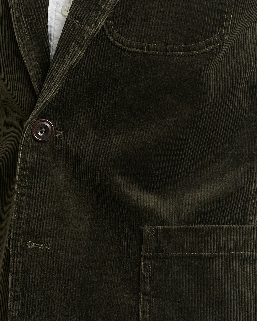 Heren | Blazers | Polo Ralph Lauren | Corduroy Stretch Blazer Oil Cloth Green