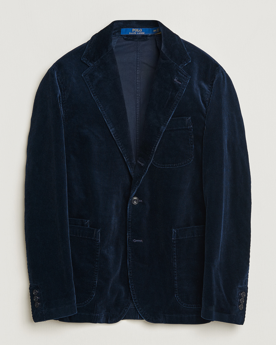 Heren | Blazers | Polo Ralph Lauren | Corduroy Stretch Blazer Aviator Navy