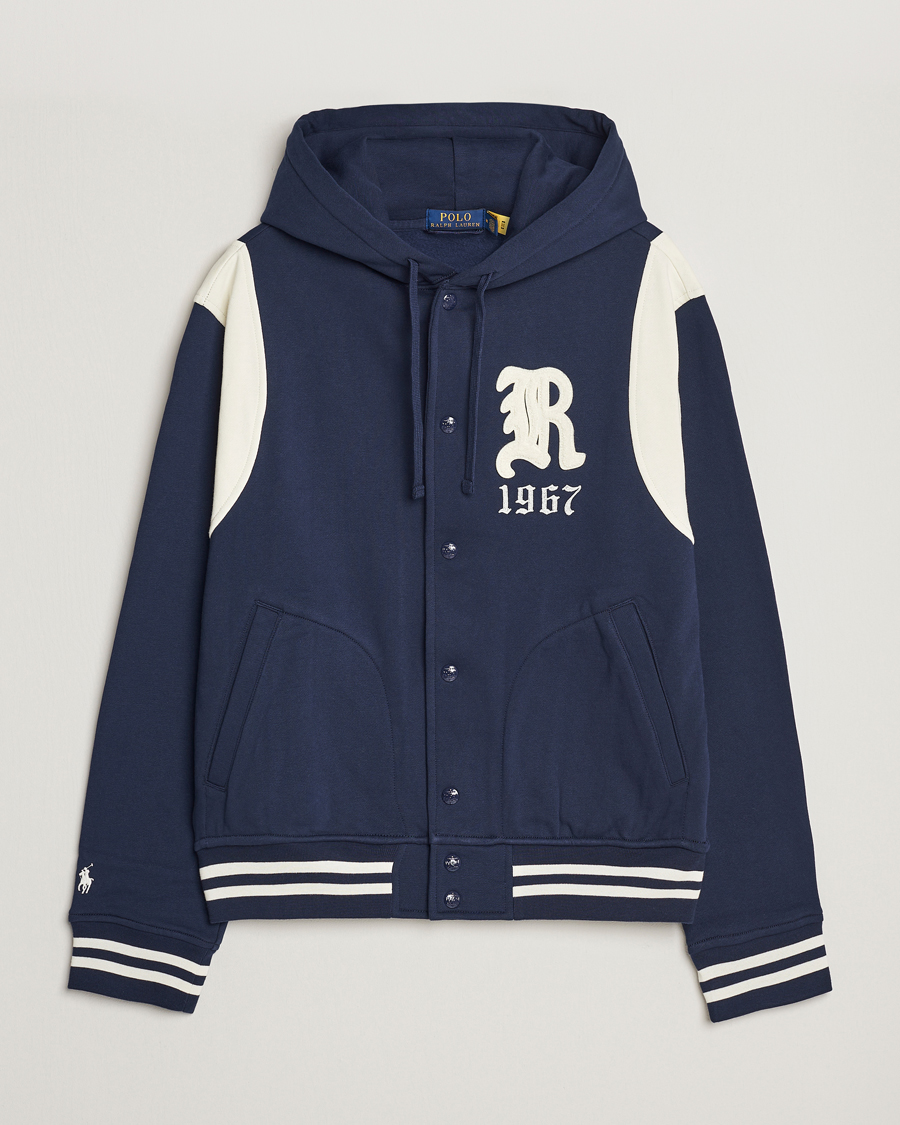 Heren | Jassen | Polo Ralph Lauren | Athletic Fleece Jacket Cruise Navy/Clubhouse Cream