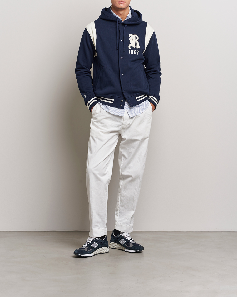 Heren | Jassen | Polo Ralph Lauren | Athletic Fleece Jacket Cruise Navy/Clubhouse Cream