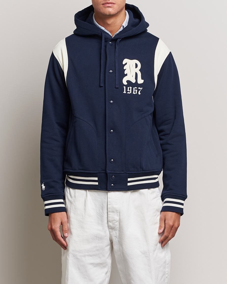 Heren | Jassen | Polo Ralph Lauren | Athletic Fleece Jacket Cruise Navy/Clubhouse Cream