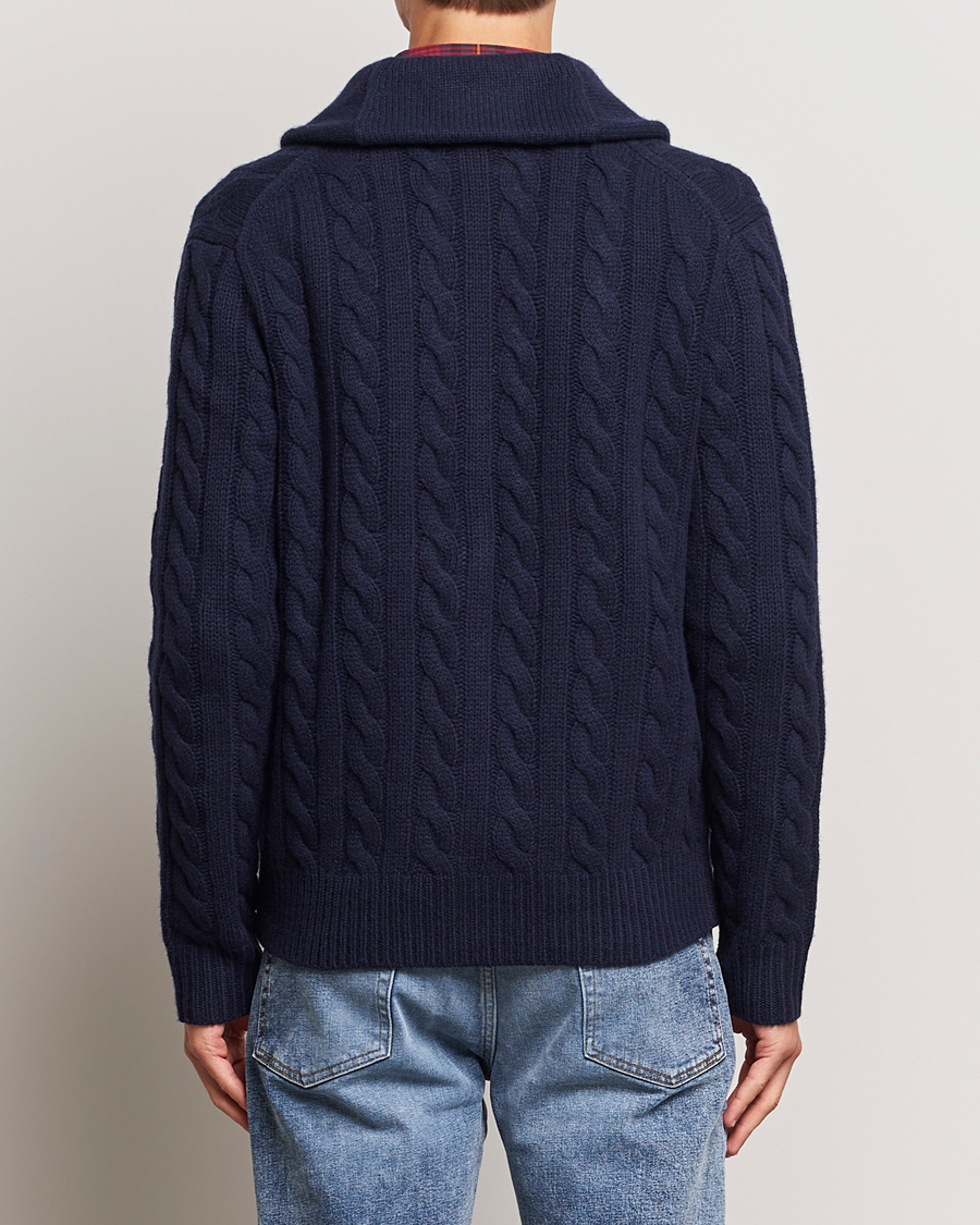 Heren | Truien | Polo Ralph Lauren | Wool Cable Cardigan Hunter Navy