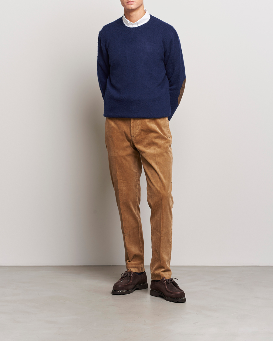 Heren | Truien | Polo Ralph Lauren | Wool/Cashmere Patch Crew Neck Bright Navy