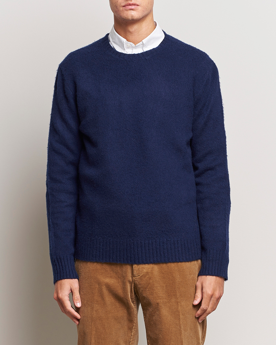 Heren | Truien | Polo Ralph Lauren | Wool/Cashmere Patch Crew Neck Bright Navy