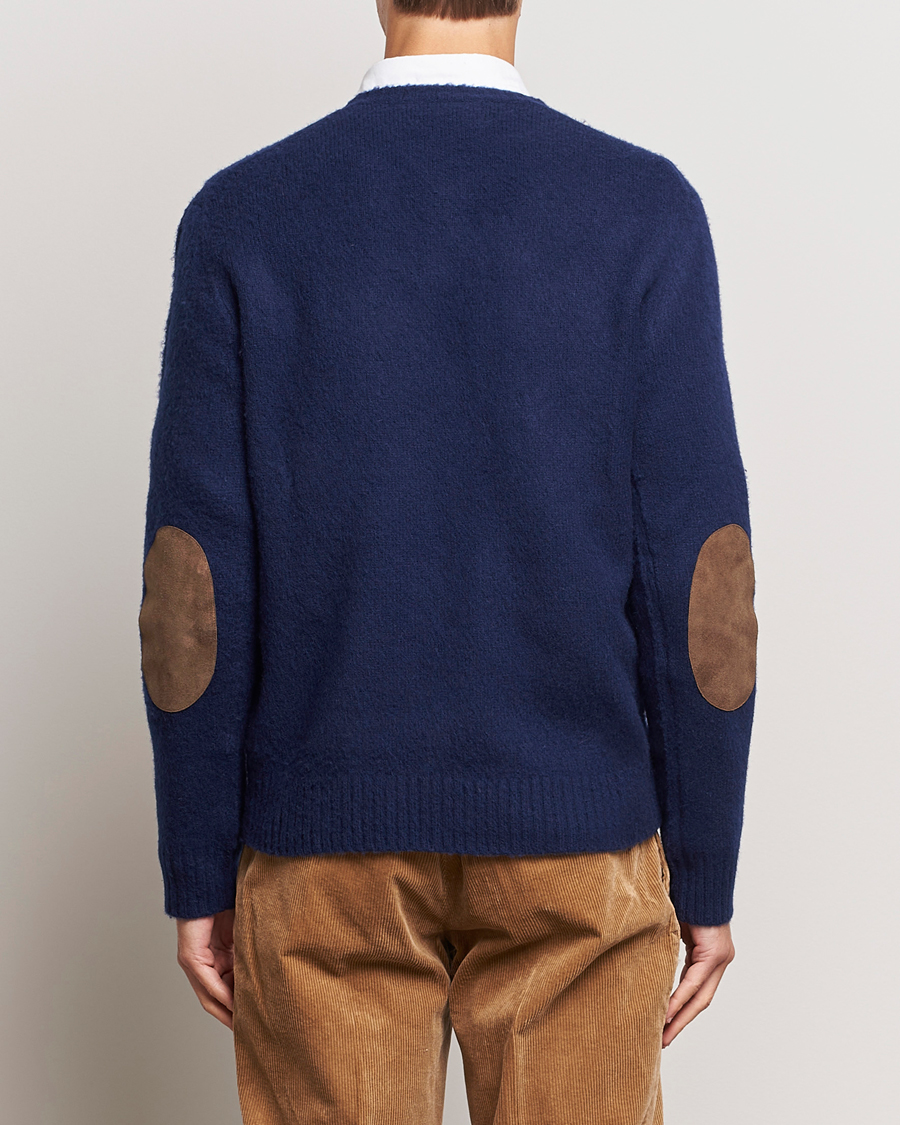 Heren | Truien | Polo Ralph Lauren | Wool/Cashmere Patch Crew Neck Bright Navy