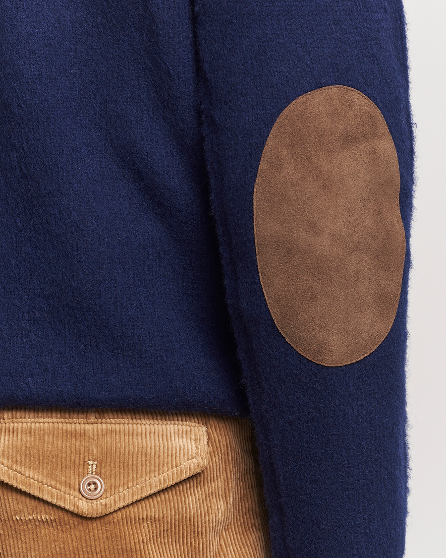 Heren | Truien | Polo Ralph Lauren | Wool/Cashmere Patch Crew Neck Bright Navy