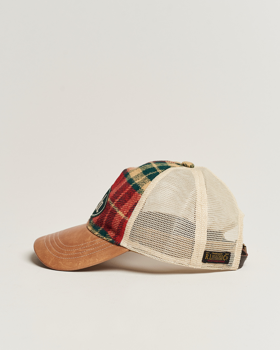 Heren | Polo Ralph Lauren Flannel Ralph Cap Red/Black Multi | Polo Ralph Lauren | Flannel Ralph Cap Red/Black Multi