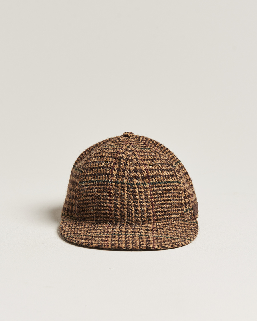 Heren | Polo Ralph Lauren Glenplaid Overcheck Cap Camel | Polo Ralph Lauren | Glenplaid Overcheck Cap Camel