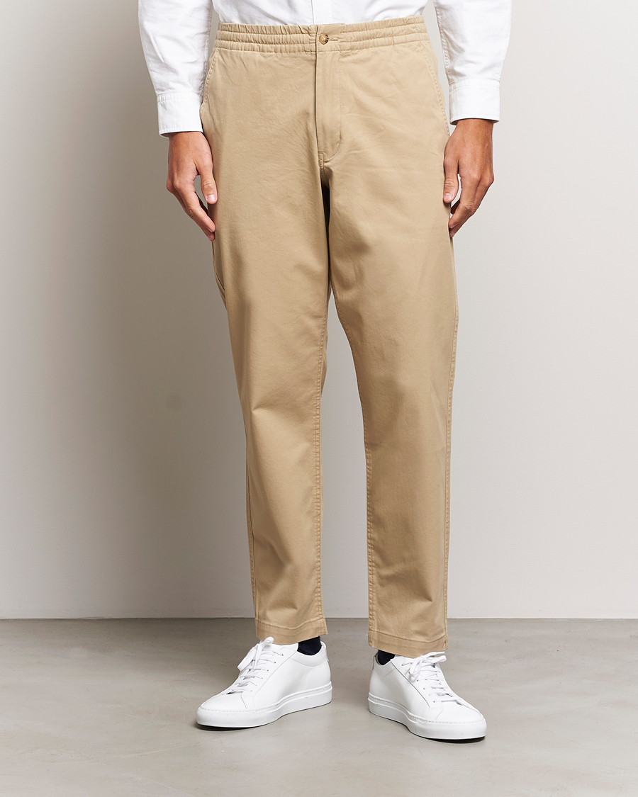 Men |  | Polo Ralph Lauren | Prepster Stretch Drawstring Trousers Classic Khaki