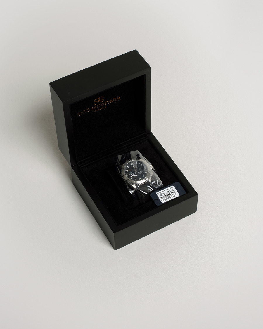 Heren | Sjöö Sandström Pre-Owned UTC Skydiver 017401 Steel Black | Sjöö Sandström Pre-Owned | UTC Skydiver 017401 Steel Black
