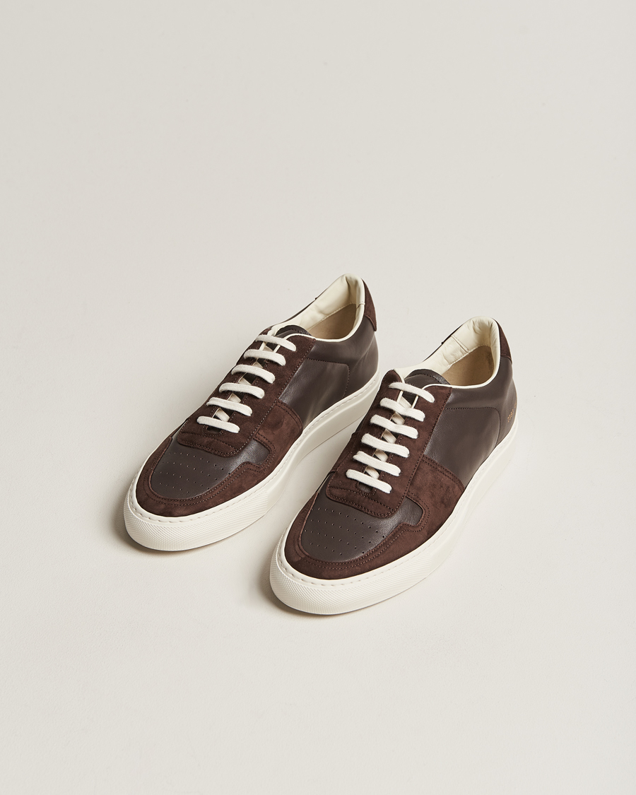 Heren | Common Projects | Common Projects | B Ball Duo Sneaker Dark Brown