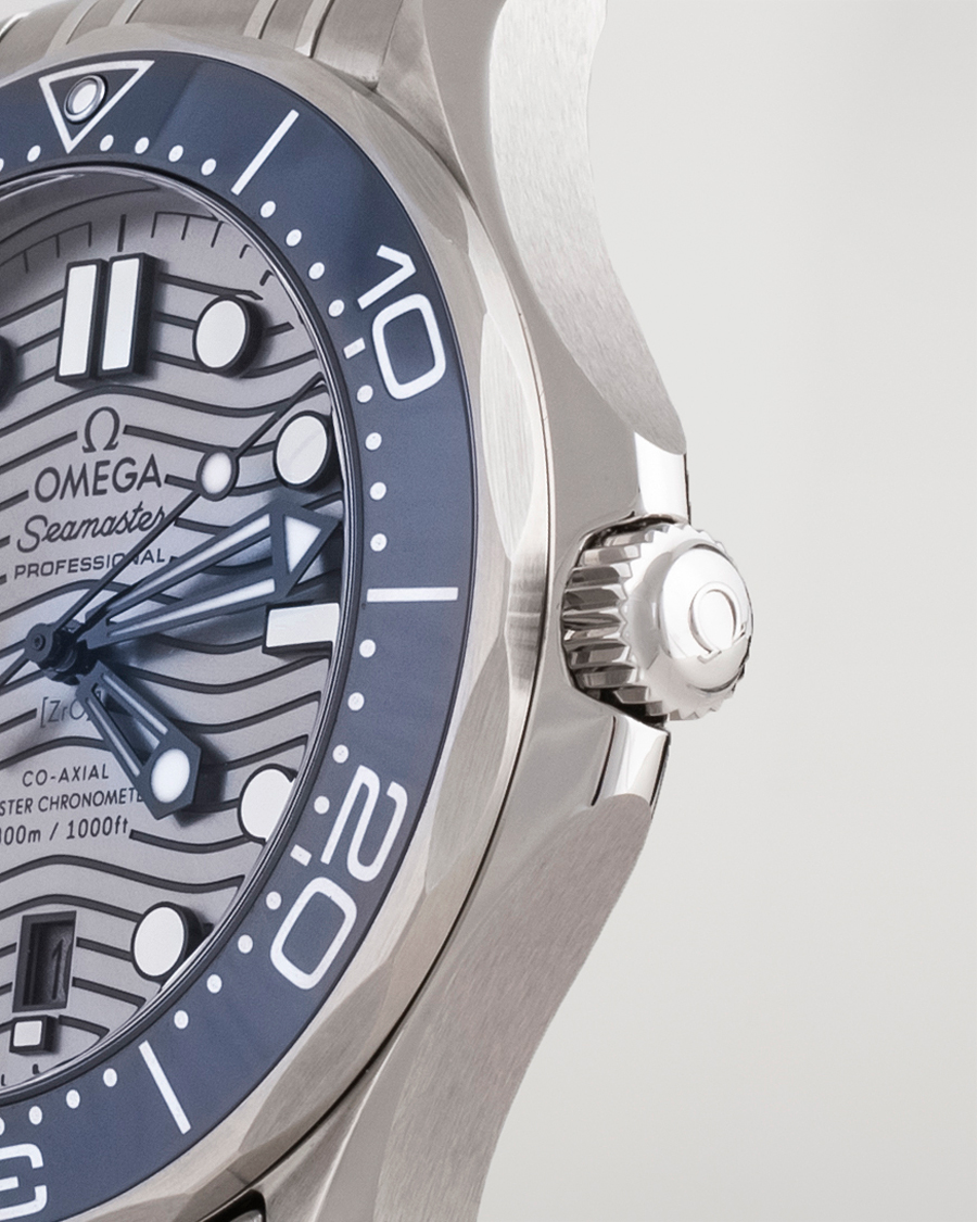Heren | Omega Pre-Owned Seamaster Diver 300M 210.30.42.20.06.001 Steel Sil Steel Black | Omega Pre-Owned | Seamaster Diver 300M 210.30.42.20.06.001 Steel Sil Steel Black